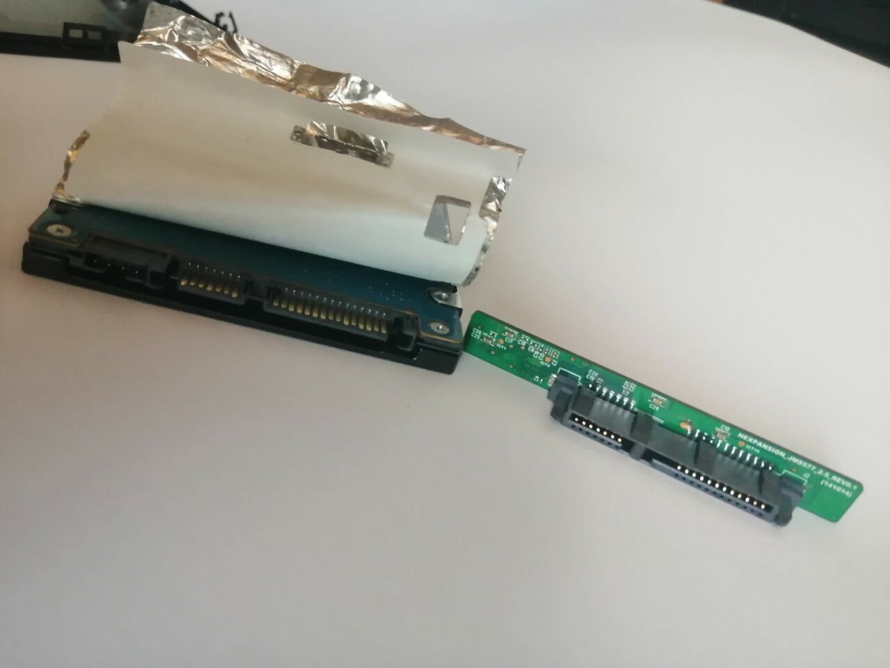Connector part removed