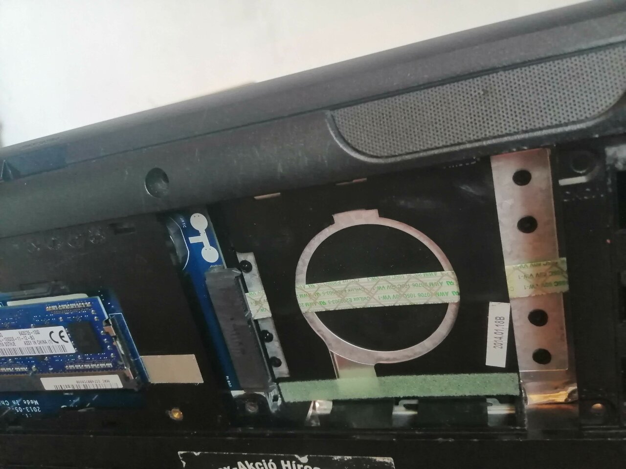 Laptop HDD slot