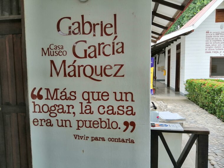 The House where Márquez grew up