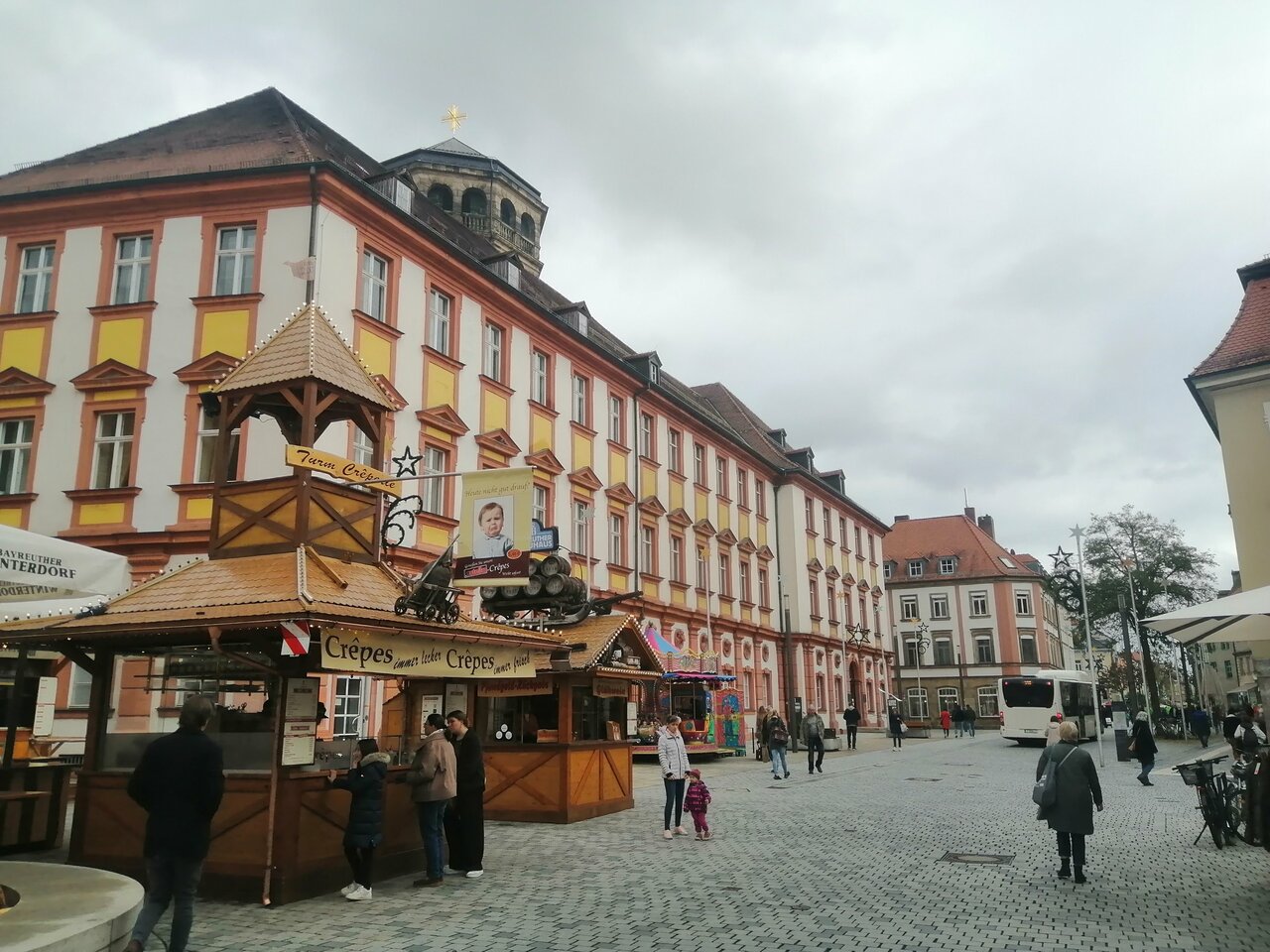 Street in the centre of Bayreuth