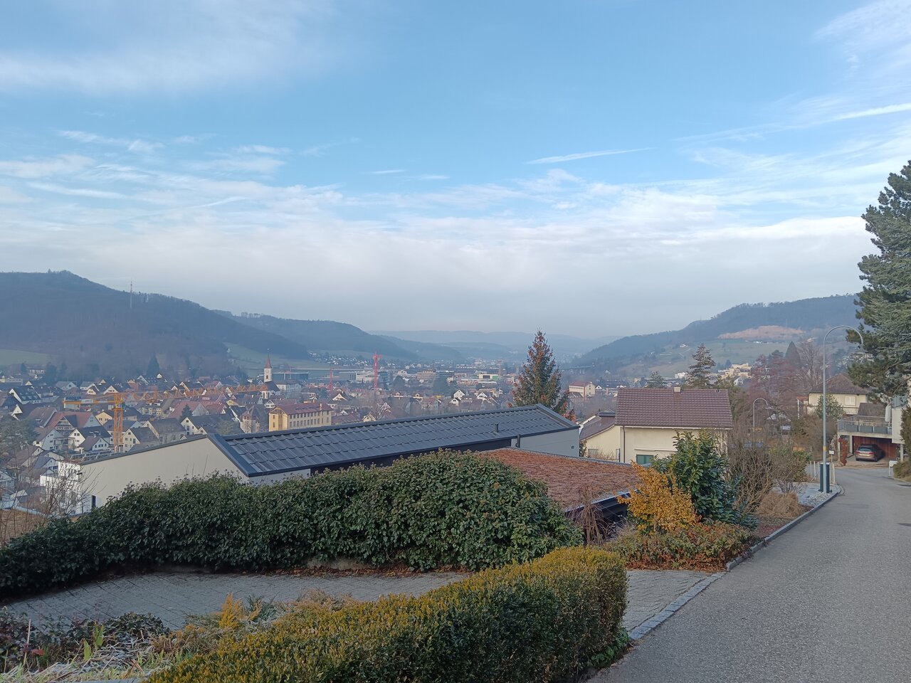 Sissach from the hill