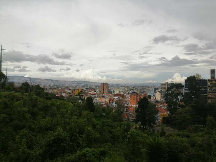 View on my morning Run, Bogotá