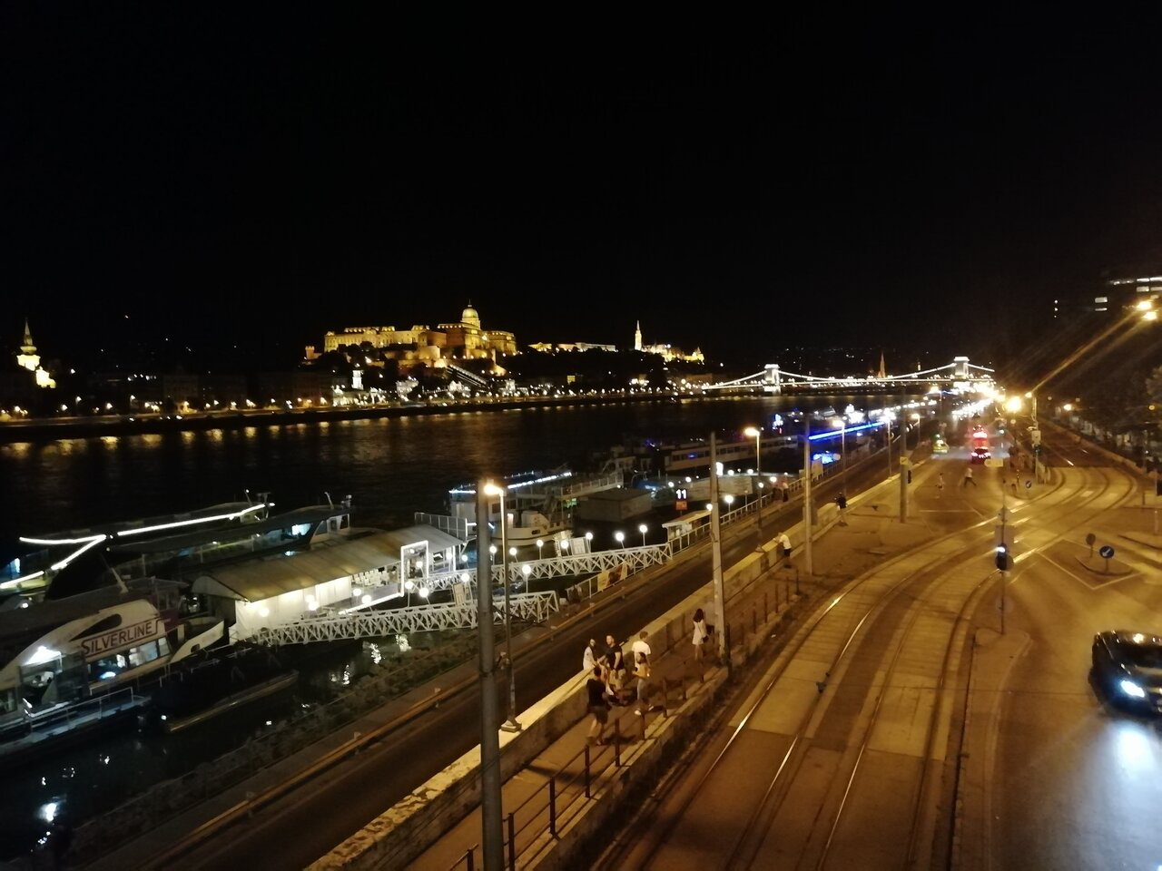 Buda Castle at night