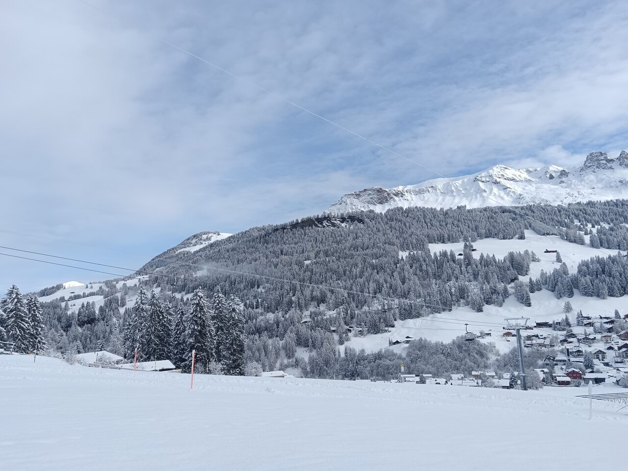 View from the slopes