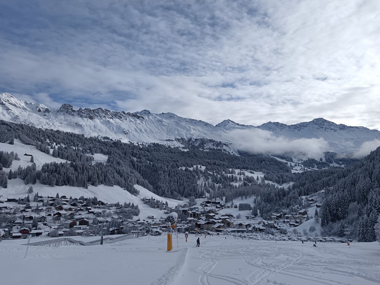 View from the slopes