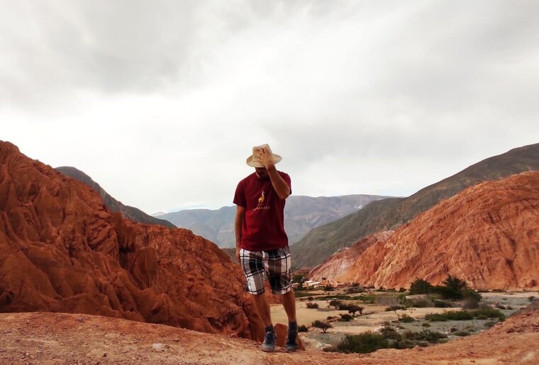 Walking in Purmamarca, Jujuy