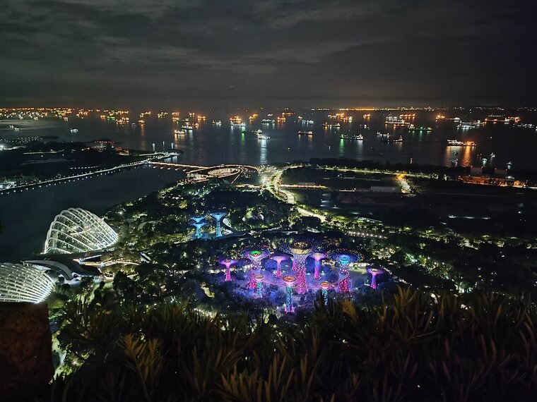 View from MBS tower